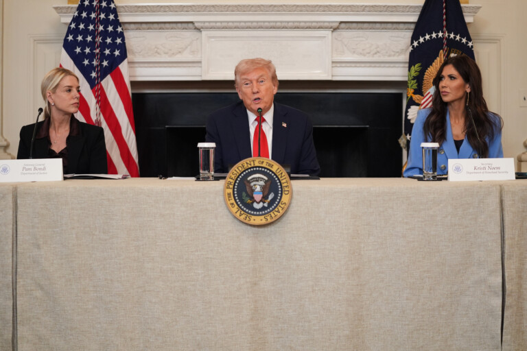 usa trump kristi noem isnt leaving shes doing an excellent job