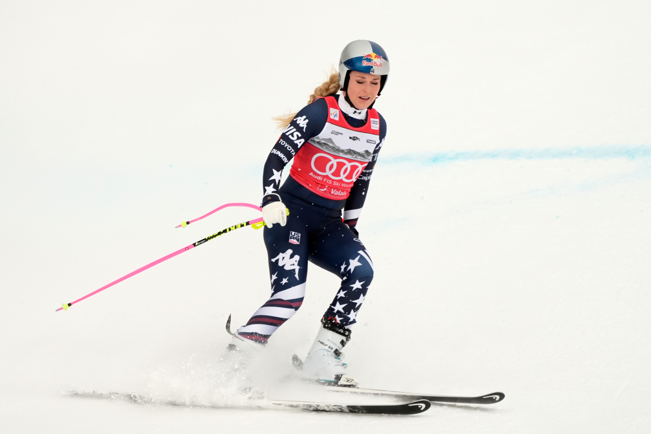 Skiing: Crans Montana, Lindsey Vonn falls one week before the start of the Games 1 skiing crans montana lindsey vonn falls one week before the start of the games scaled