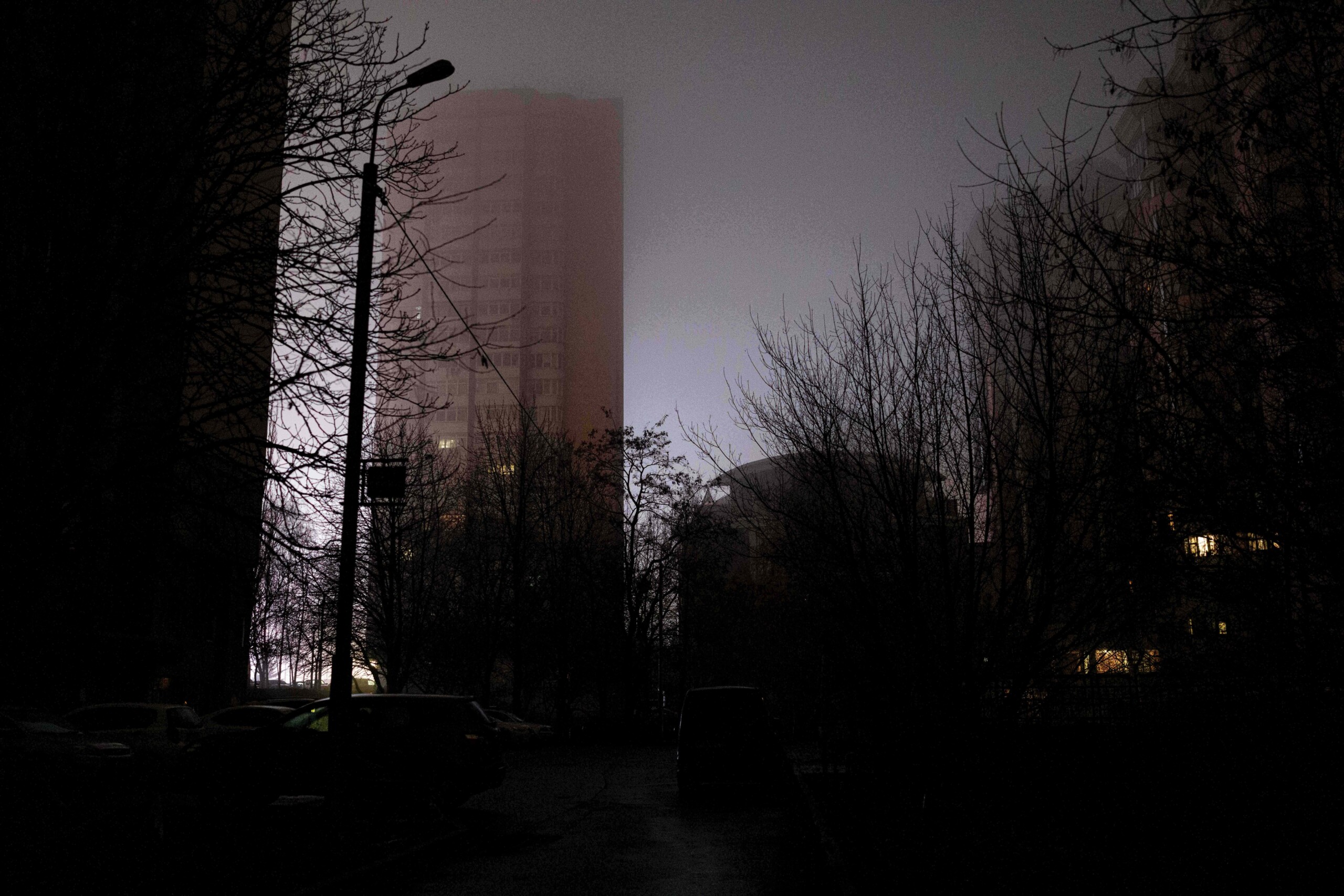 ukraine kiev widespread blackout in the country due to technical failure scaled