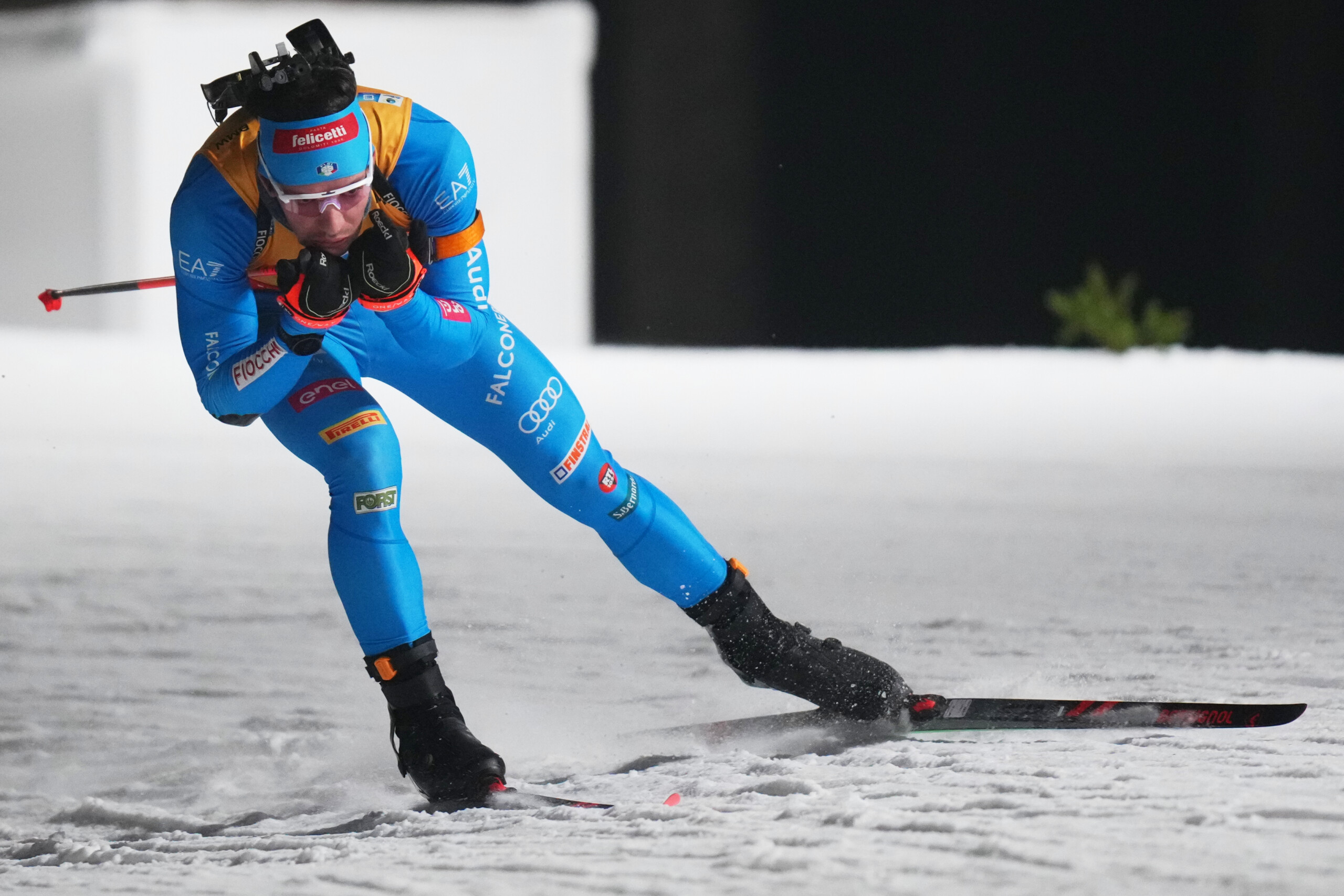 milan cortina 2026 biathlon giacomel leads mixed relay quartet scaled