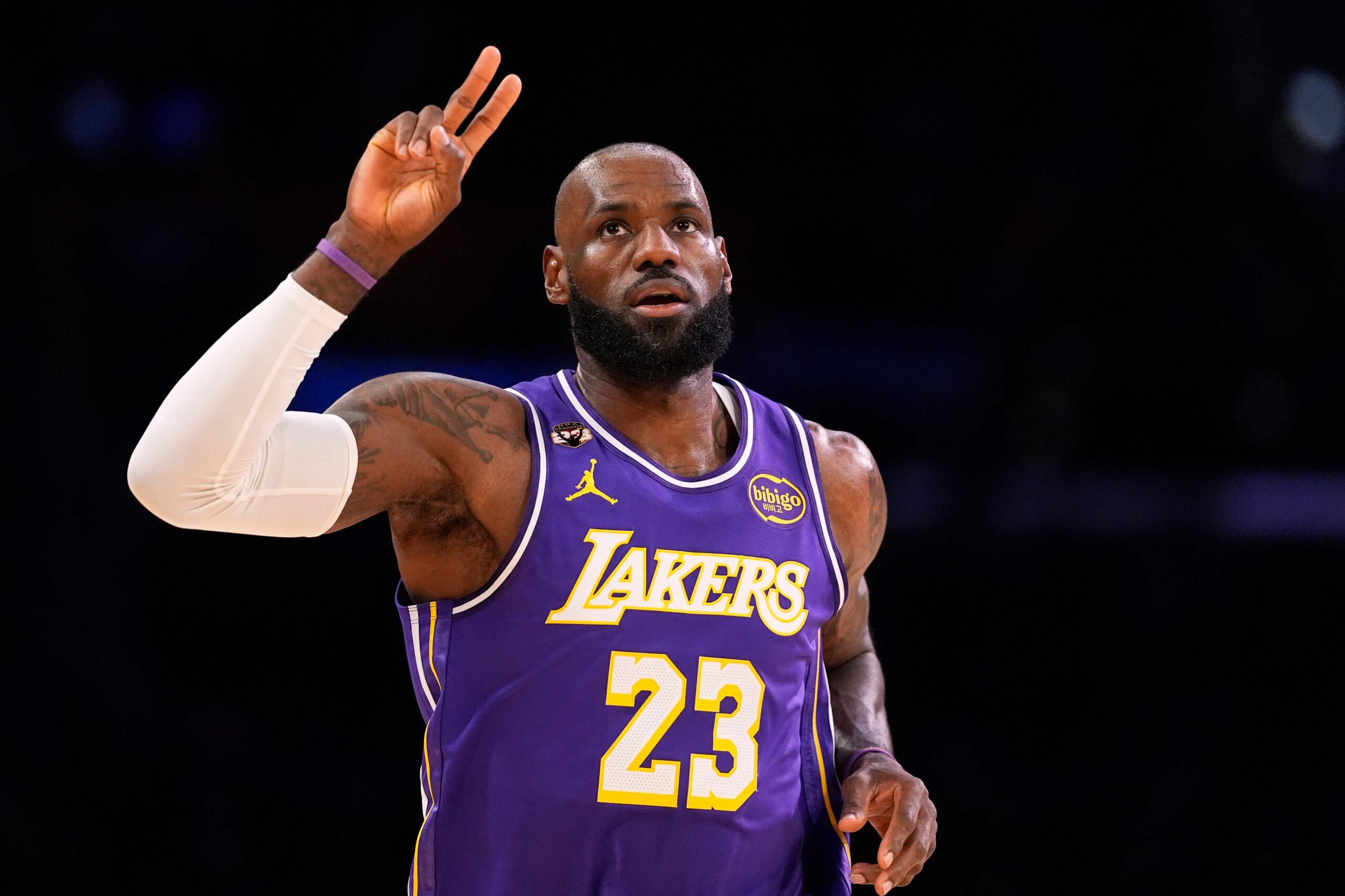 nba lakers win with lebron james historic triple double scaled