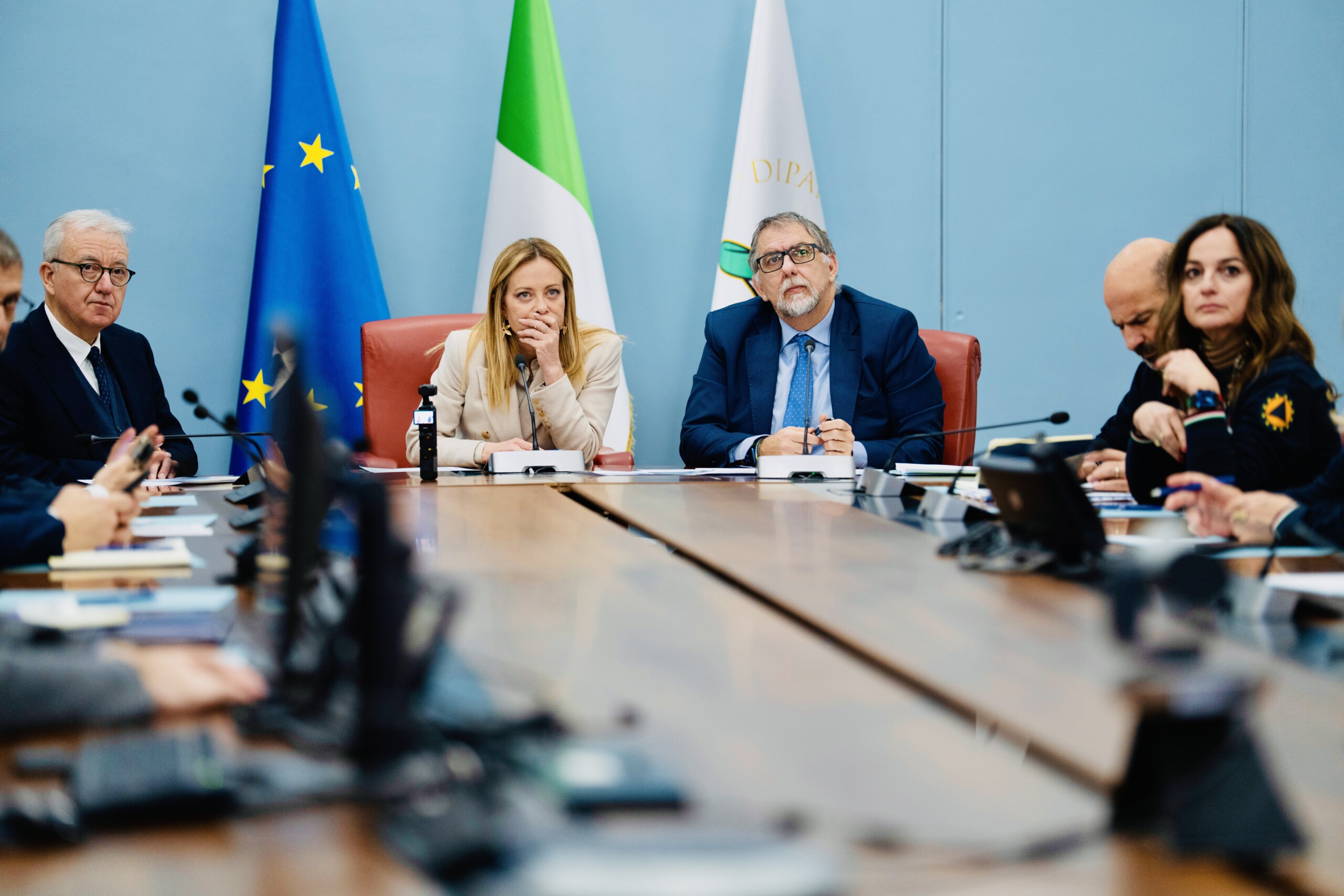 bad weather meloni in sicily prime minister visits niscemi with ciciliano scaled