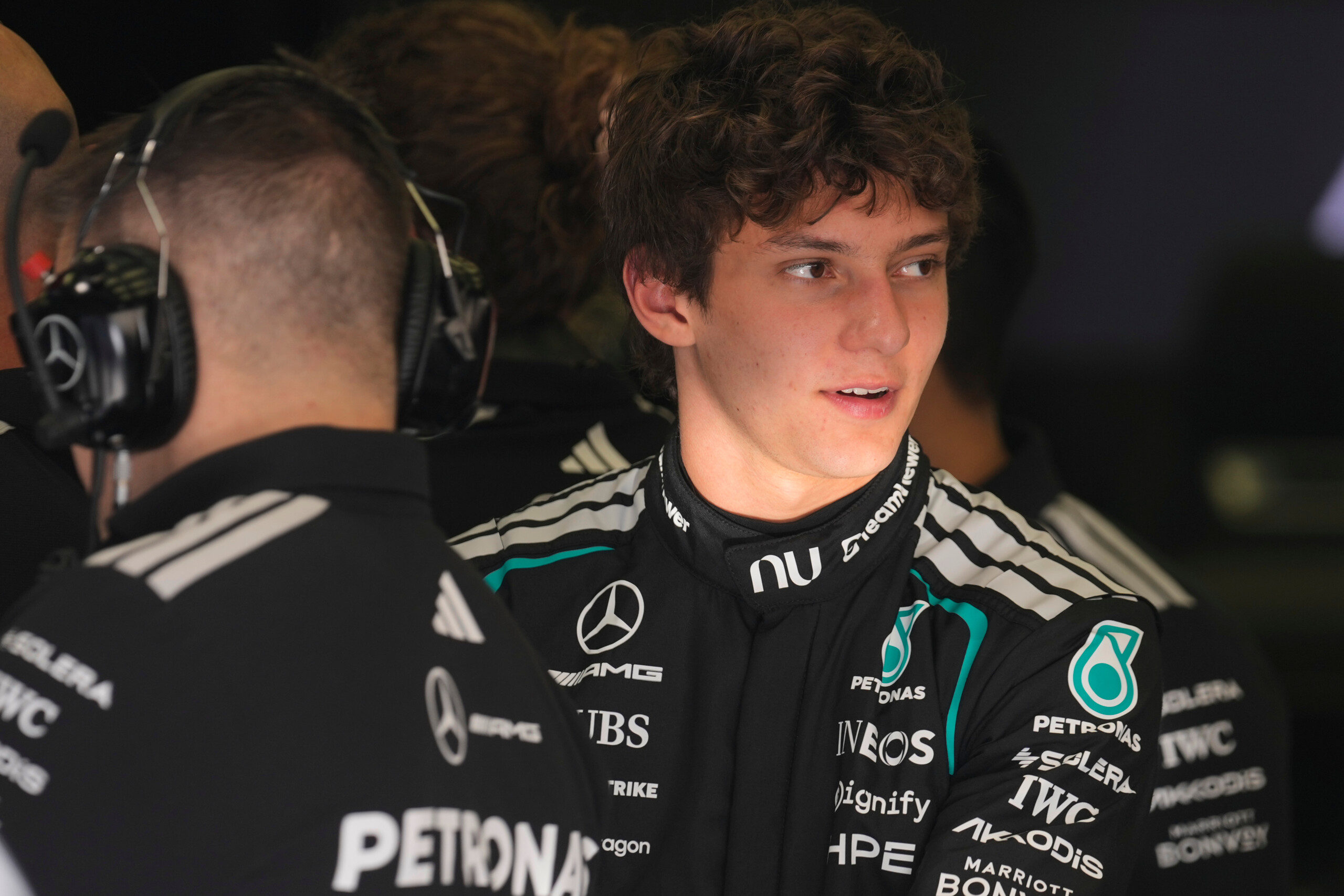 f1 bahrain tests antonelli fastest hamilton fourth scaled