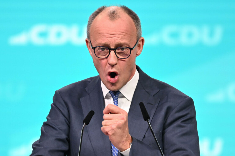 germany merz re elected cdu president with 91 17 of the vote