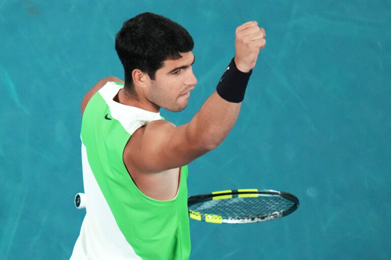 tennis atp doha alcaraz wins the tournament by beating fils in two sets