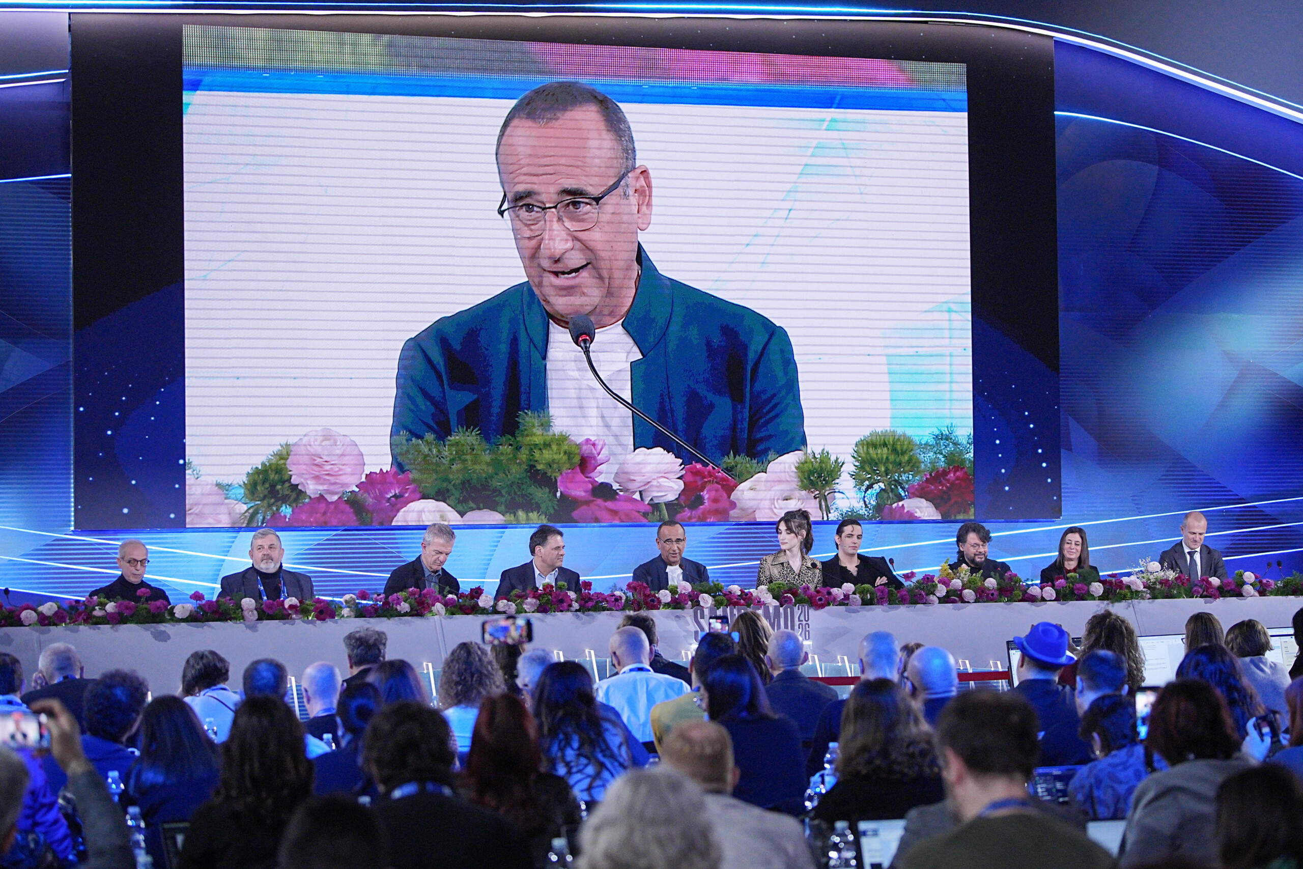 sanremo conti the festival is doing well as demonstrated by the affection and ratings scaled