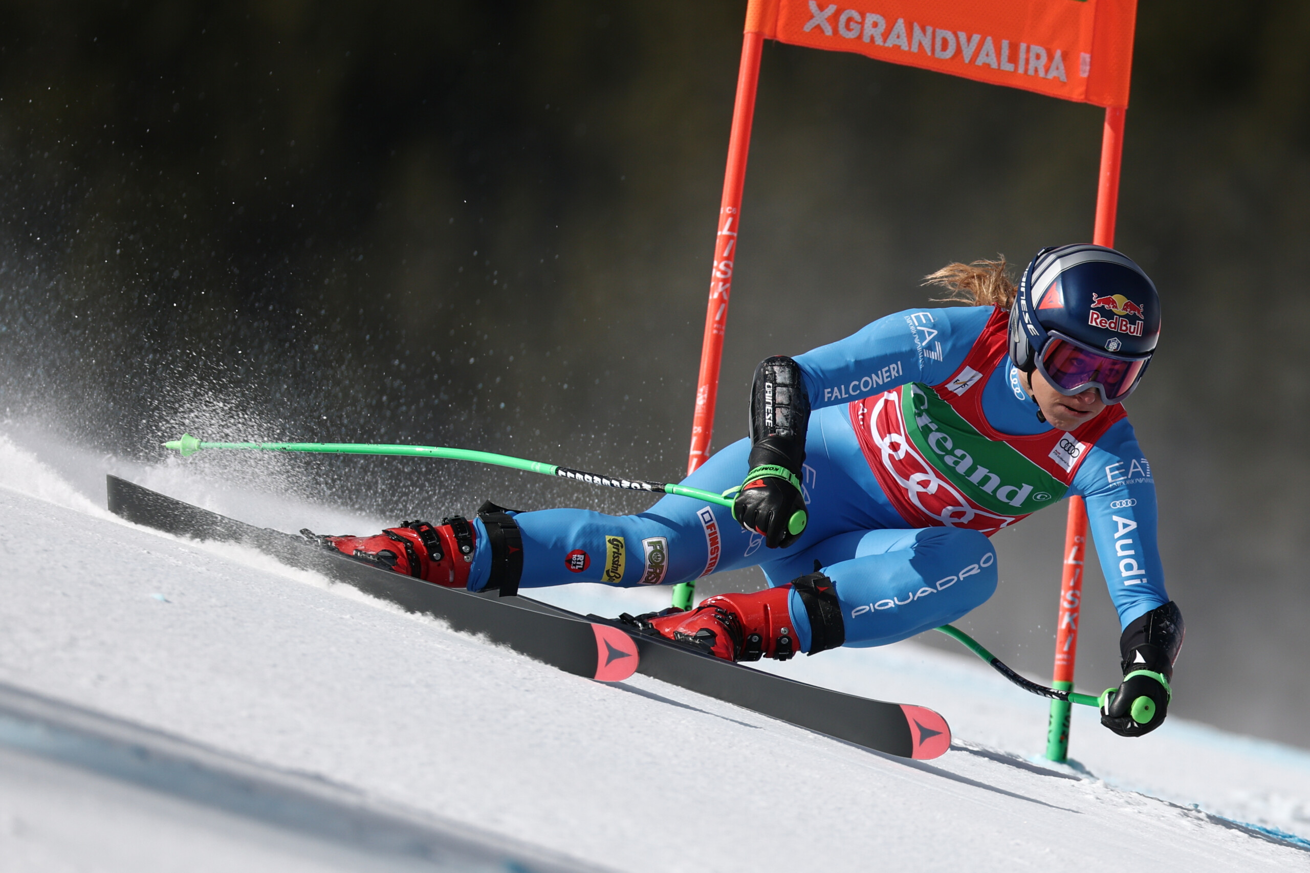 skiing goggia triumphs in the second super g in soldeu brignone 8th scaled