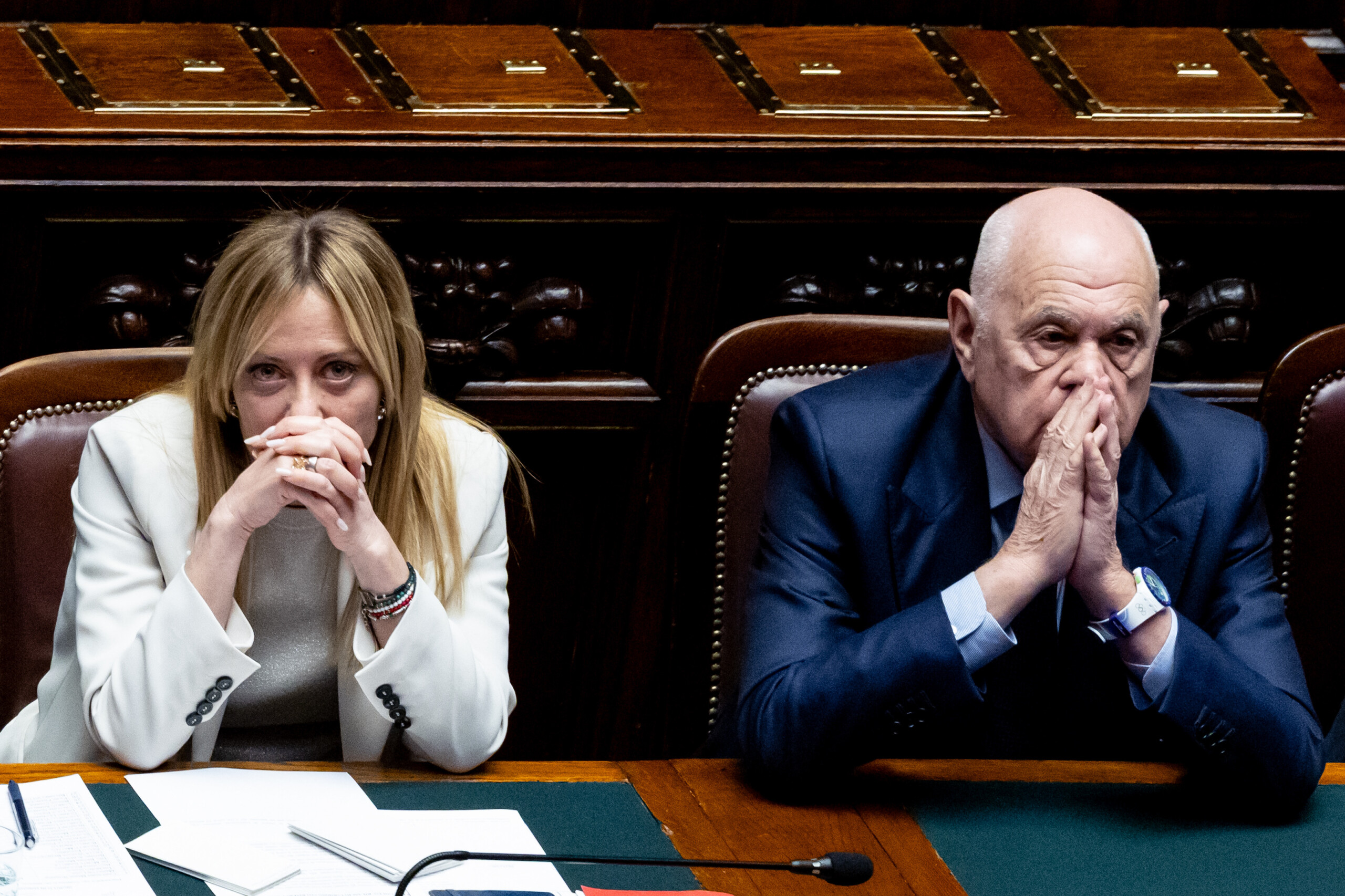 Rome: Meloni and Nordio campaign posters set alight at a rally; three people identified 1 rome meloni and nordio campaign posters set alight at a rally three people identified scaled