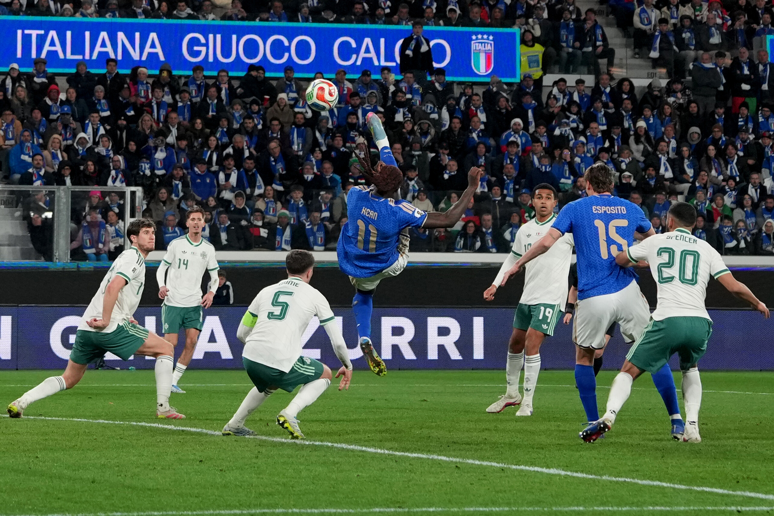 world cup play offs italy 2 0 northern ireland the azzurri reach the final scaled