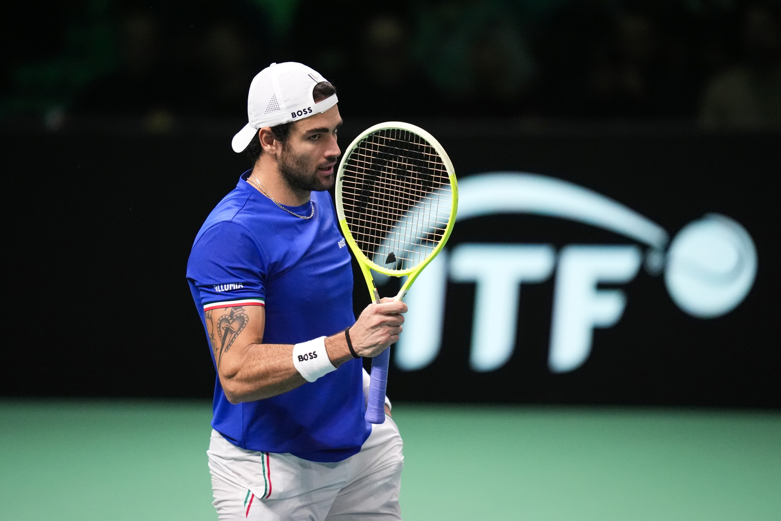 atp monte carlo berrettini through to the second round bautista withdraws scaled