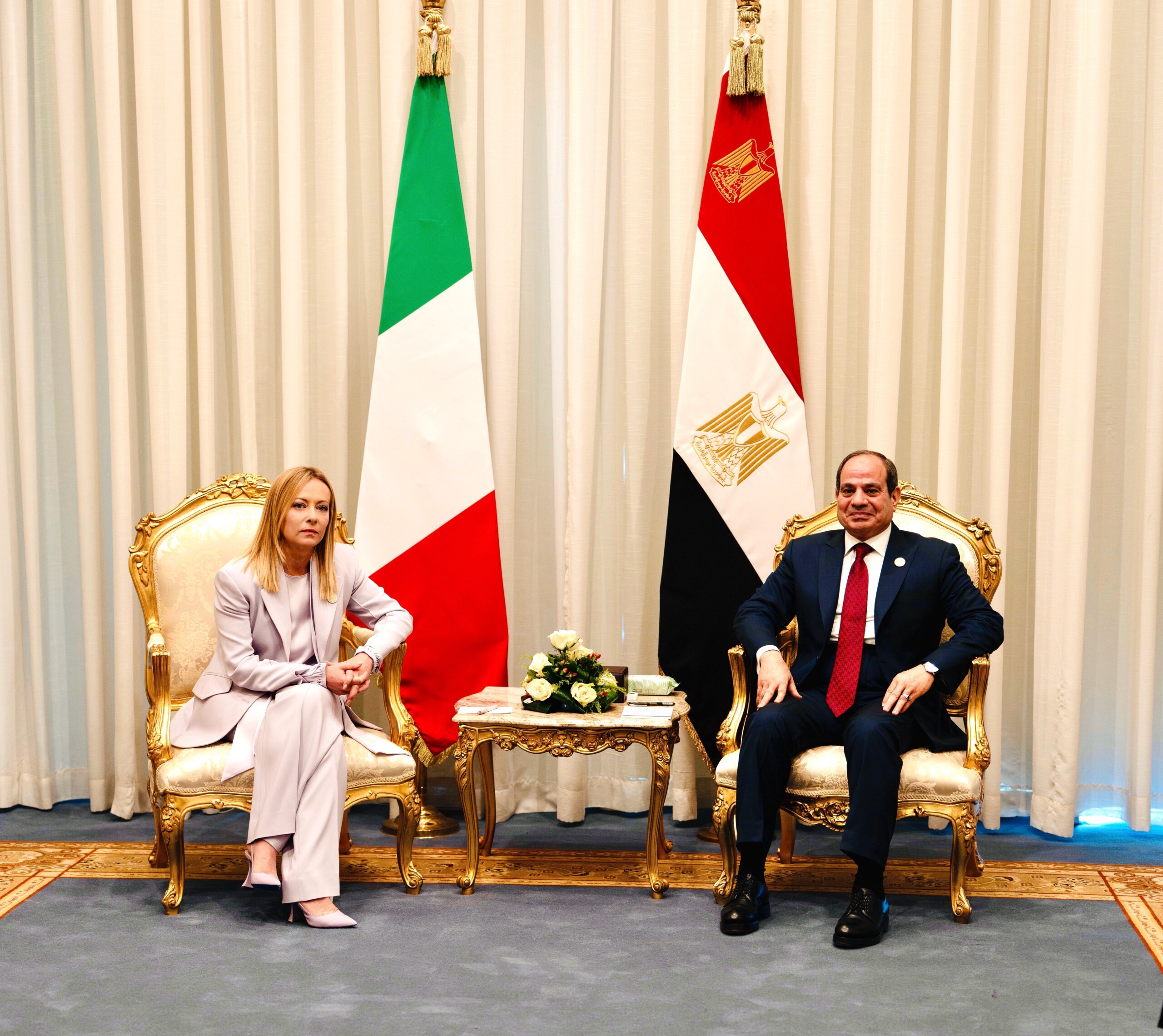 iran meloni speaks to al sisi support for the negotiation process scaled