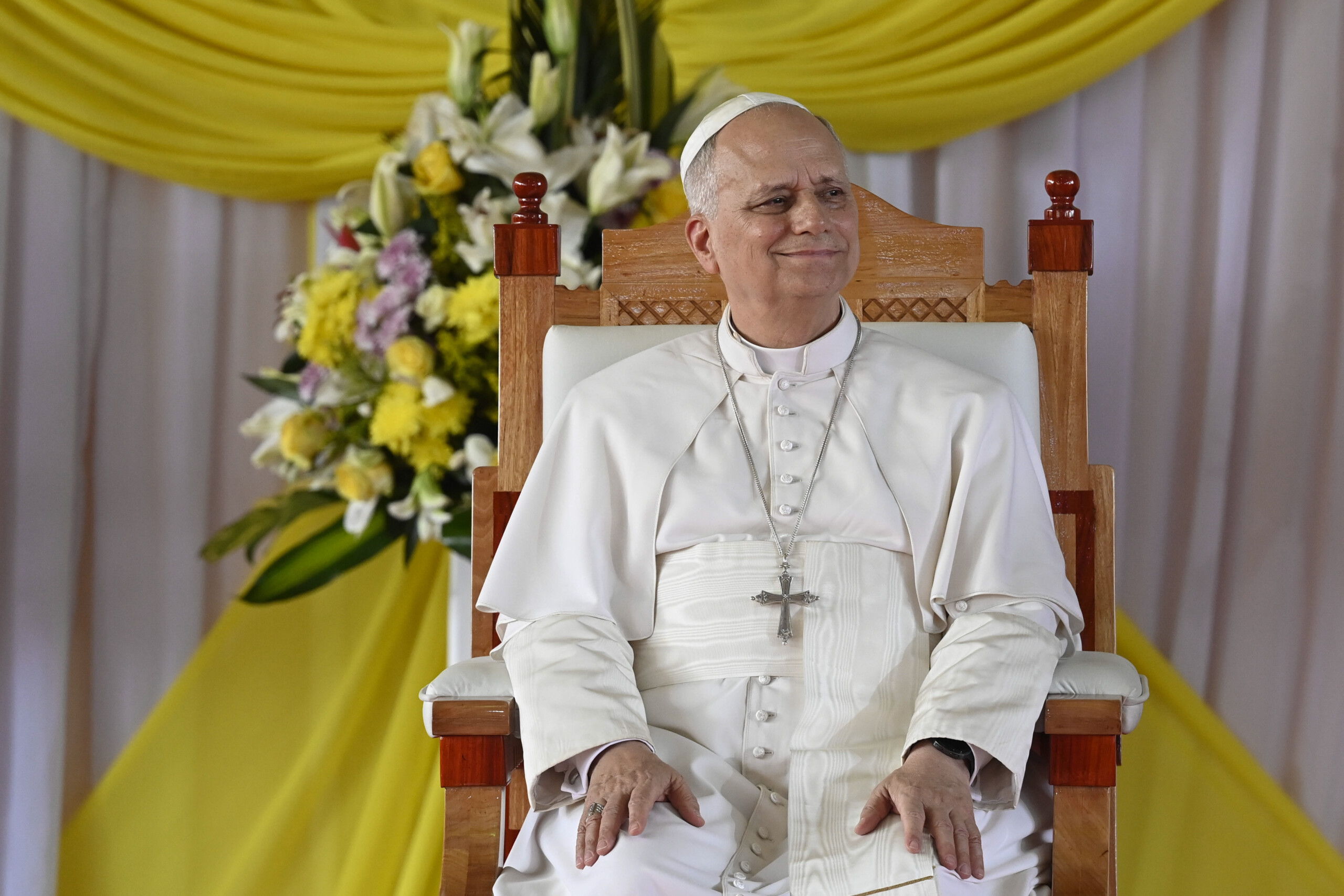 pope leo xiv in cameroon faith is not separate from social commitment scaled