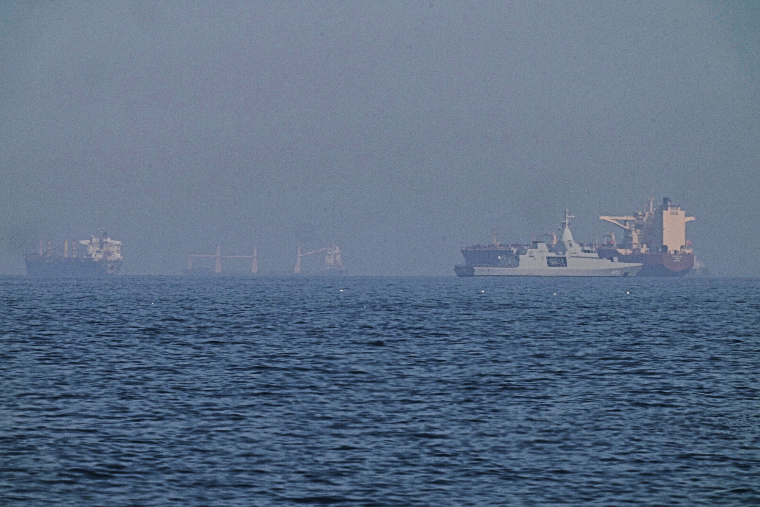 iran centcom iranian tanker hit while attempting to violate hormuz blockade scaled