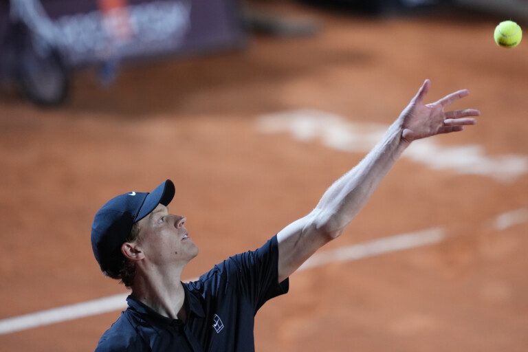 italian open sinner reaches third round ofner beaten in straight sets