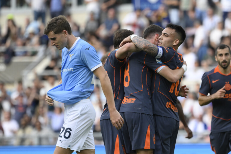 serie a lazio inter 0 3 romagnoli sent off for the biancocelesti