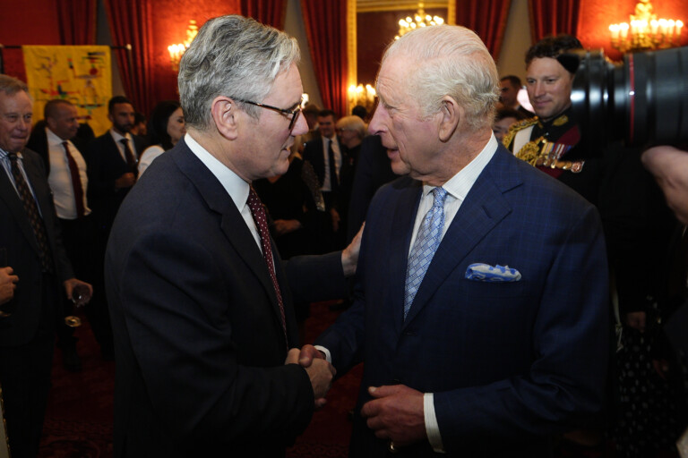 united kingdom charles iii outlines government programme as starmers position hangs in the balance