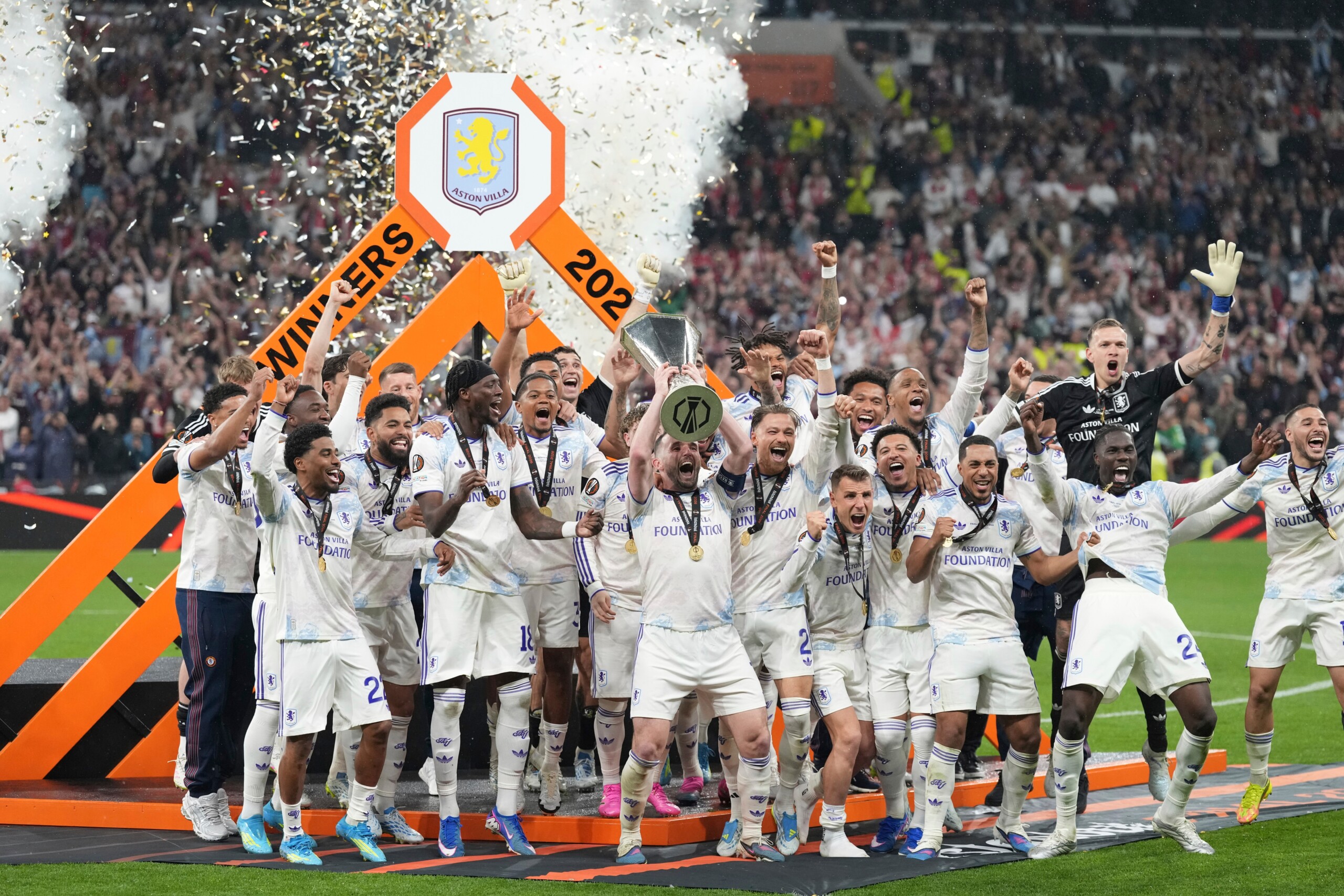 europa league aston villa crowned champions after beating freiburg 3 0 in the final scaled