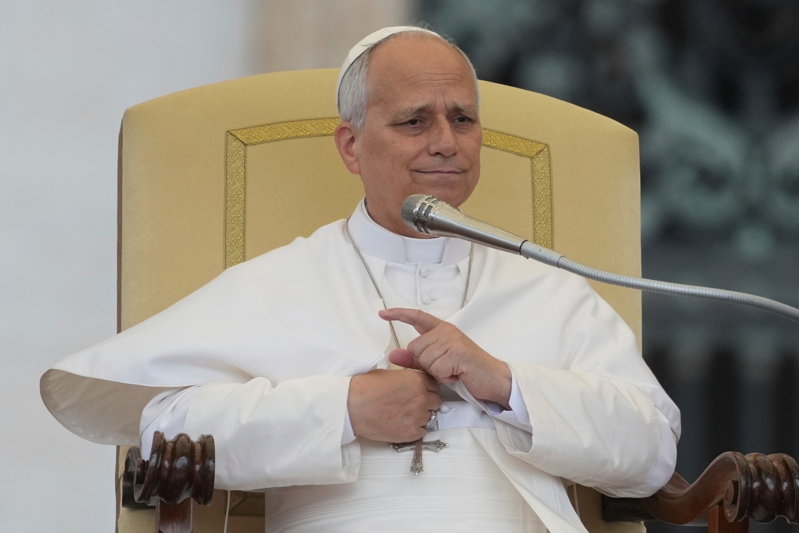 pope leo xiv the church is called to give a voice to the invisible and to protect peoples dignity scaled