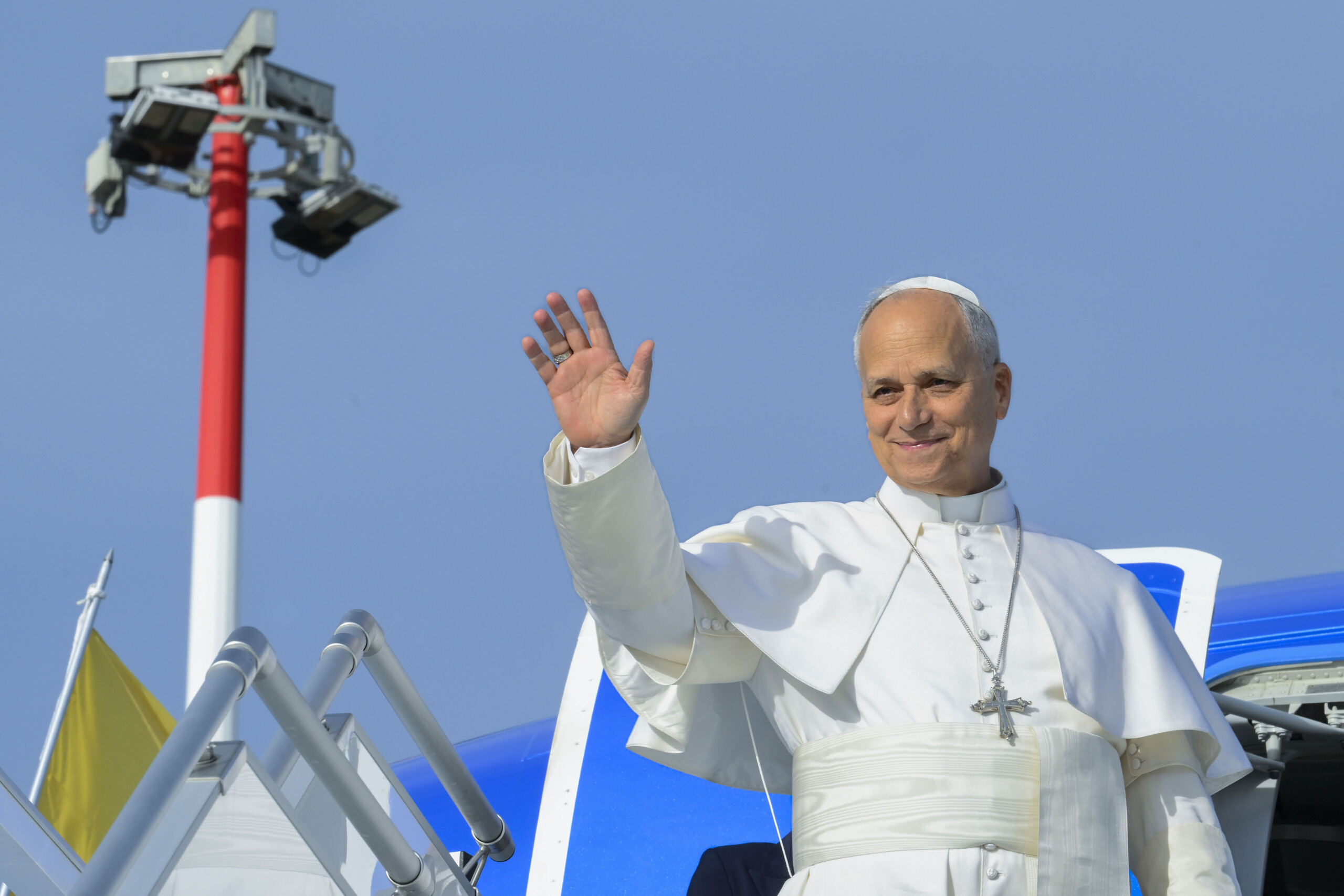 pope leo xiv reaffirms his commitment to addressing the issue of abuse within the church it is a wound that is still open scaled