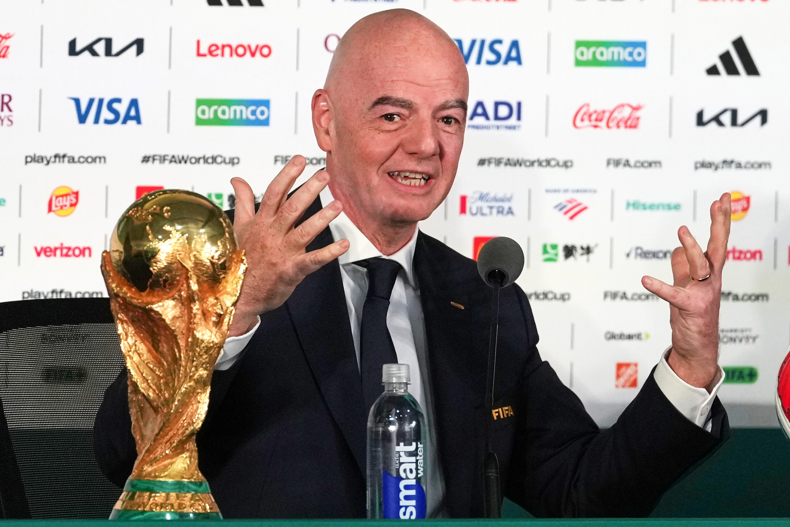 2026 World Cup: Infantino jokes about Italy: ‘With a 64-team tournament, maybe they’ll qualify’ 1 2026 world cup infantino jokes about italy with a 64 team tournament maybe theyll qualify scaled